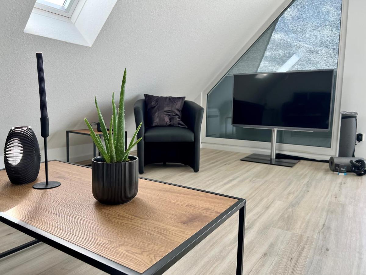 Panorama - Exklusives Apartment An Der Promenade Mit Dachterrasse & Rheinblick Emmerich Exteriör bild