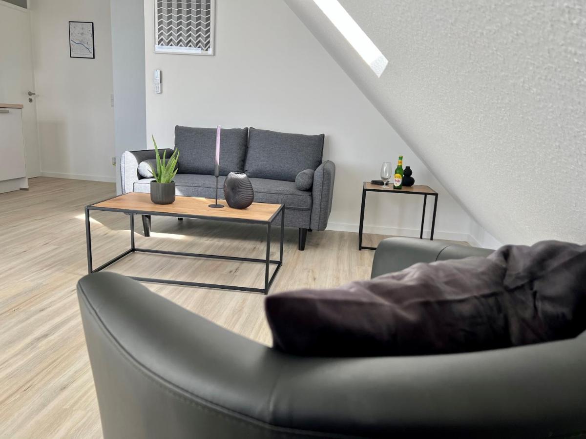 Panorama - Exklusives Apartment An Der Promenade Mit Dachterrasse & Rheinblick Emmerich Exteriör bild